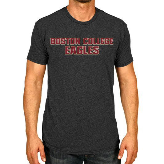 Boston College Eagles NCAA Cotton Blend Charcoal T-Shirt Men Women - Charcoal