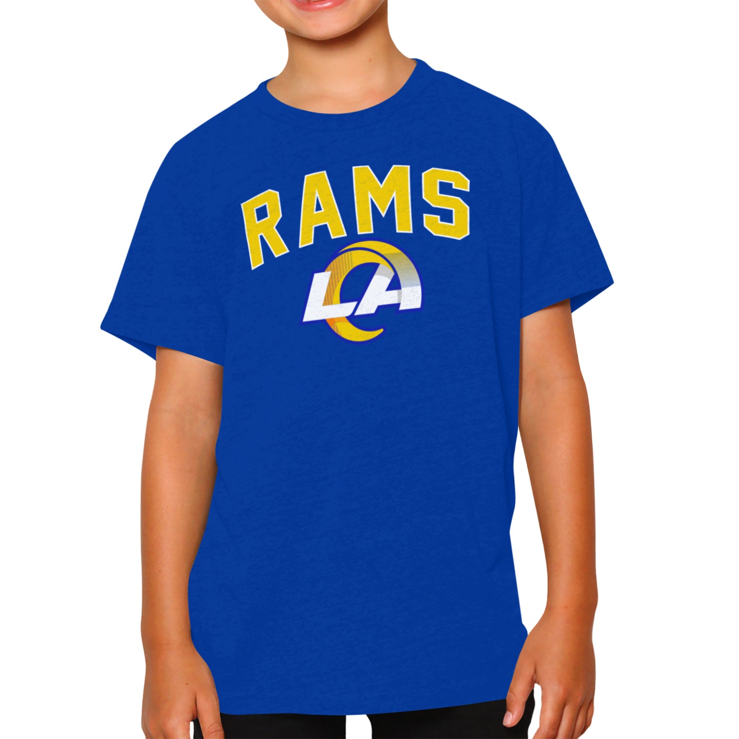 Los Angeles Rams NFL Youth Home Team Tee- Youth Pro Football T-Shirt For Boys & Girls Kids clothes - Royal