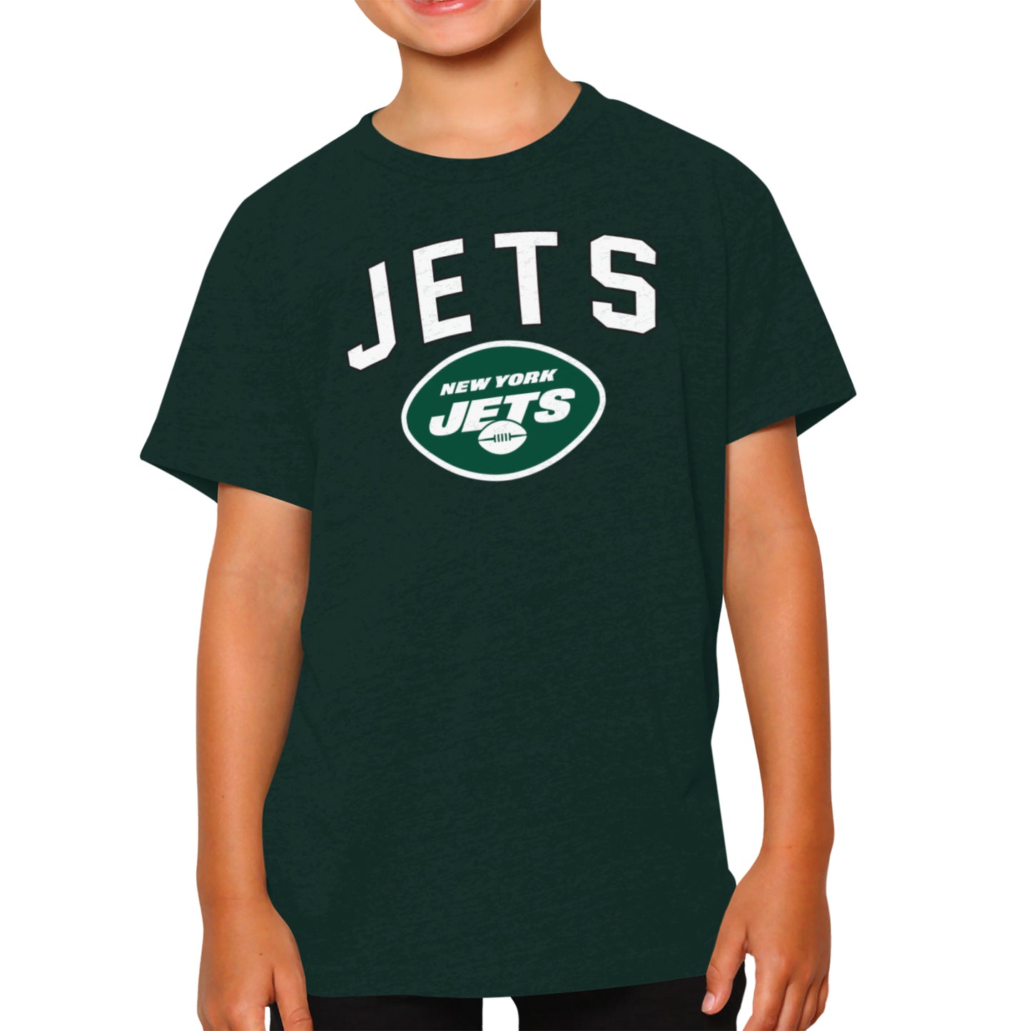 New York Jets NFL Youth Home Team Tee- Youth Pro Football T-Shirt For Boys & Girls Kids clothes - Green