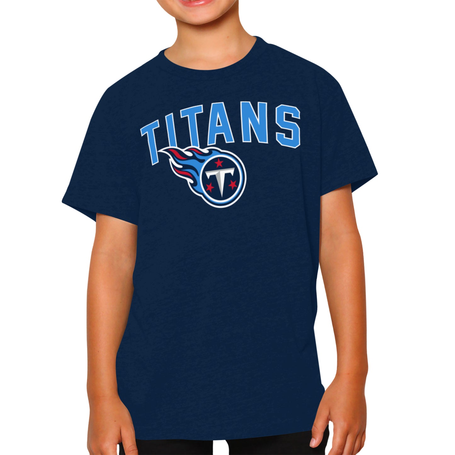 Tennessee Titans NFL Youth Home Team Tee- Youth Pro Football T-Shirt For Boys & Girls Kids clothes - Navy