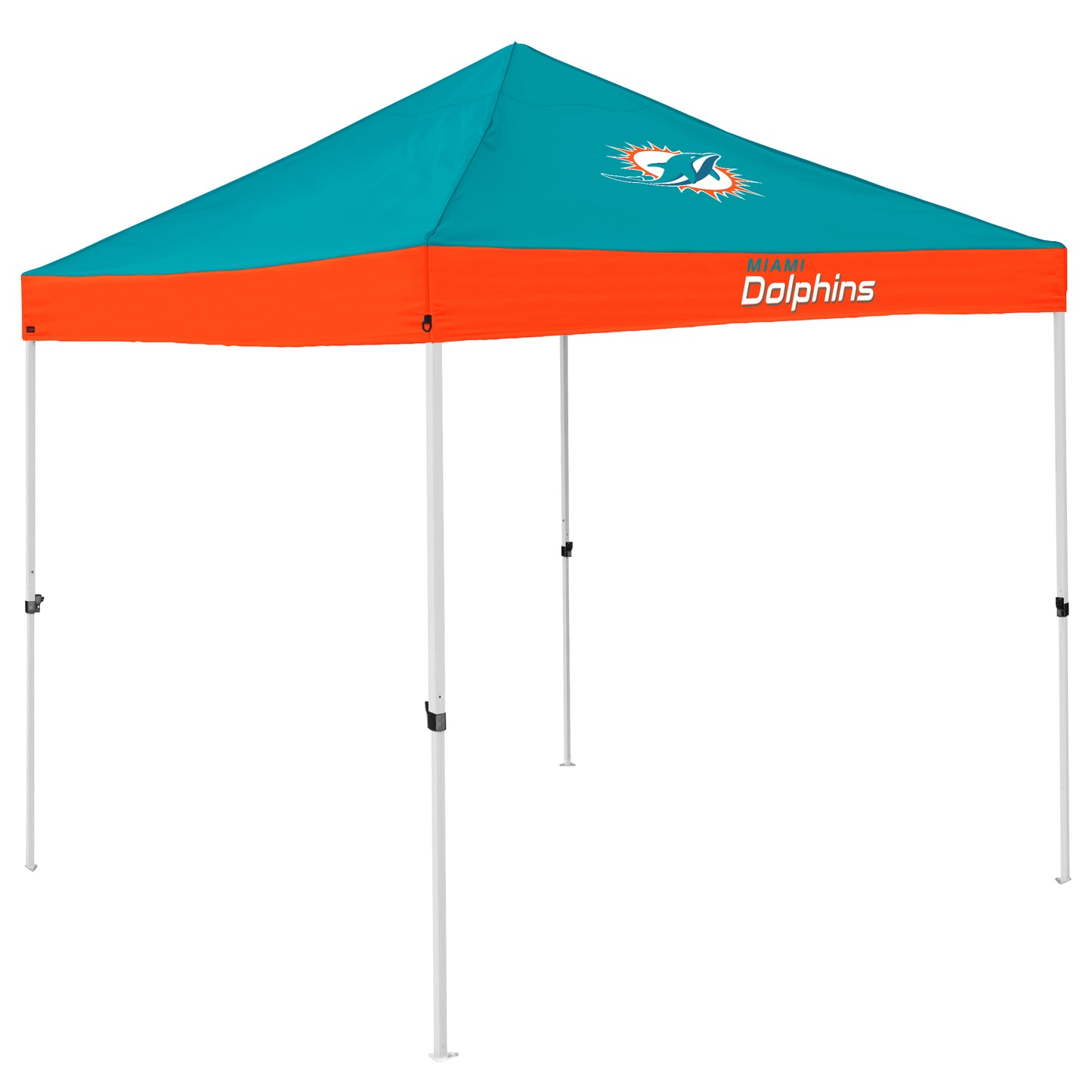 Miami Dolphins NFL Economy Canopy Outdoor Tailgate Tent - Aqua