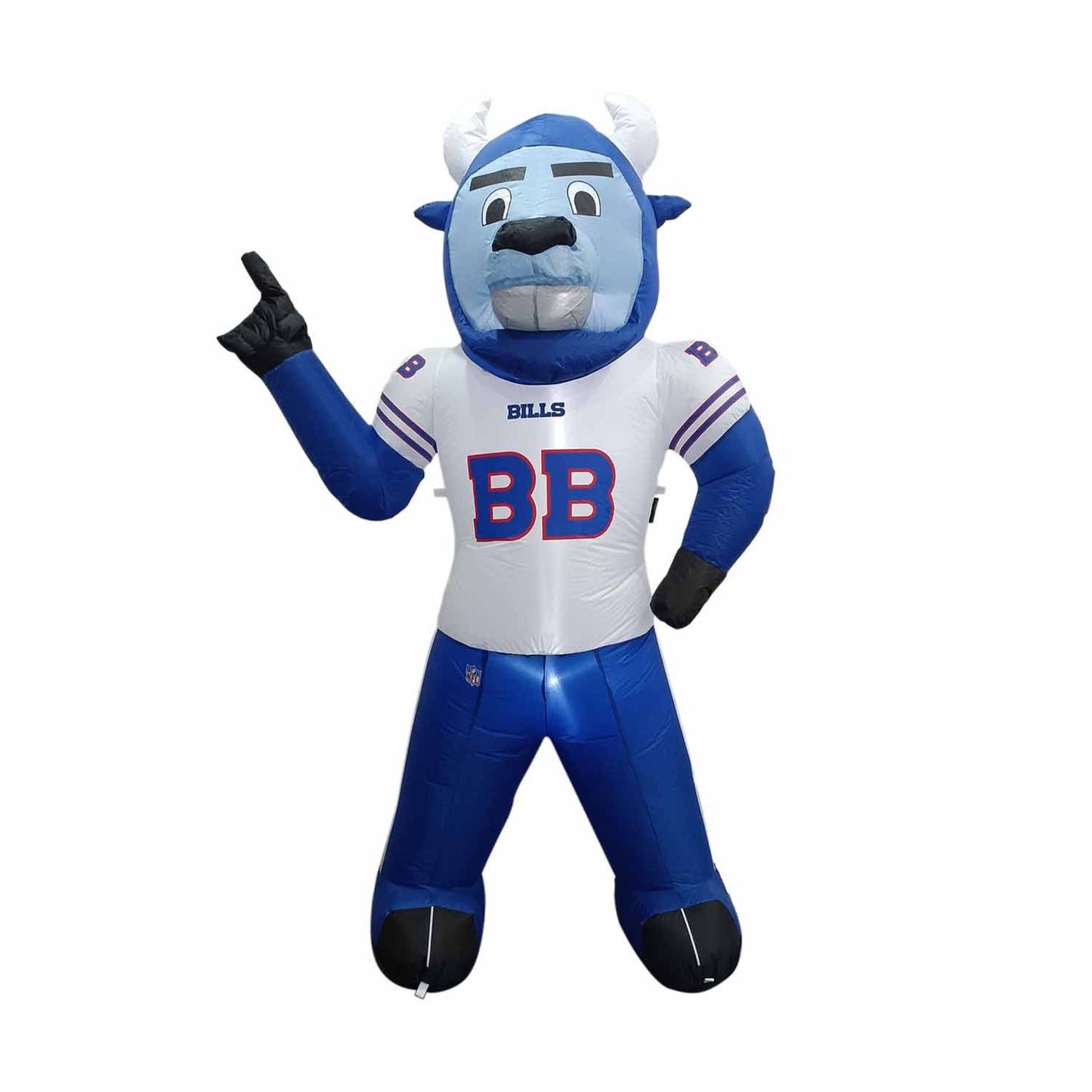 Buffalo Bills NFL Team Mascot 7FT Yard Inflatable With LED Lights - White