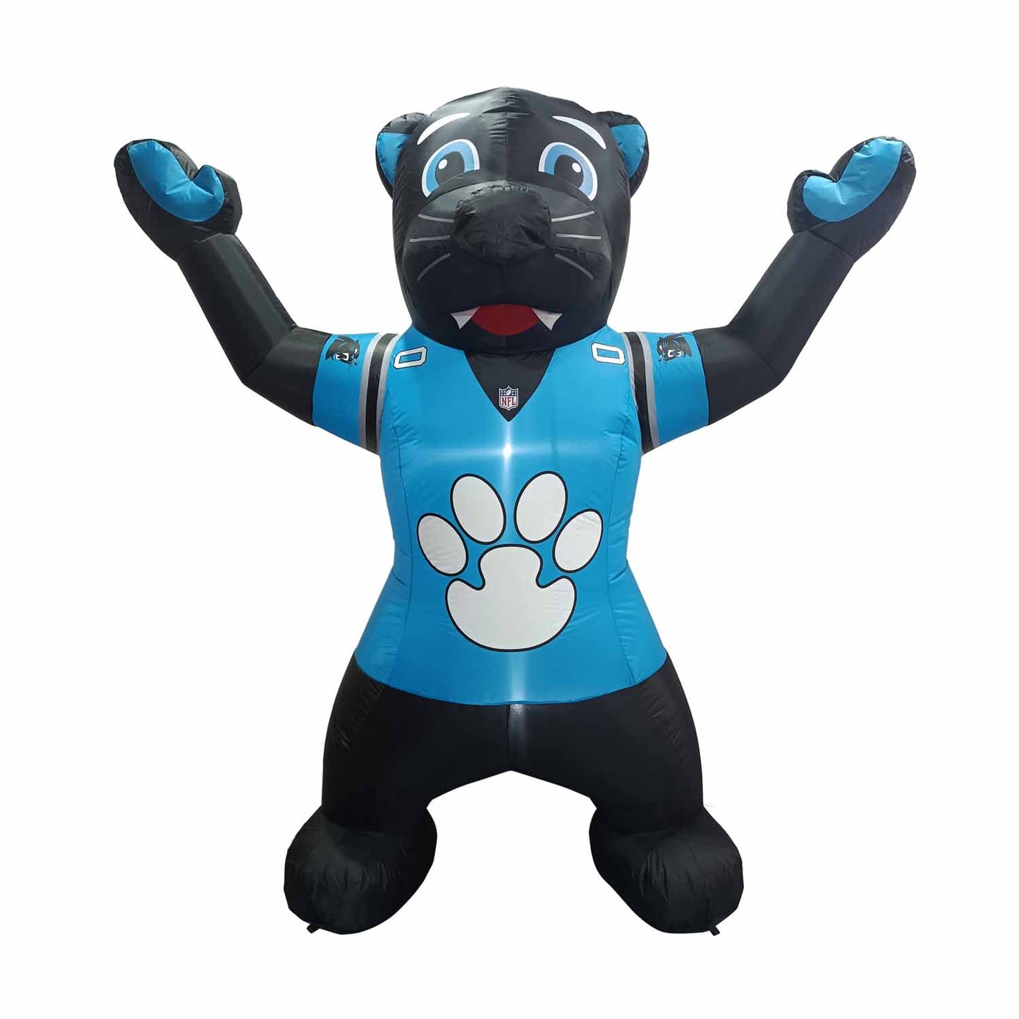 Carolina Panthers NFL Team Mascot 7FT Yard Inflatable With LED Lights - Light Blue