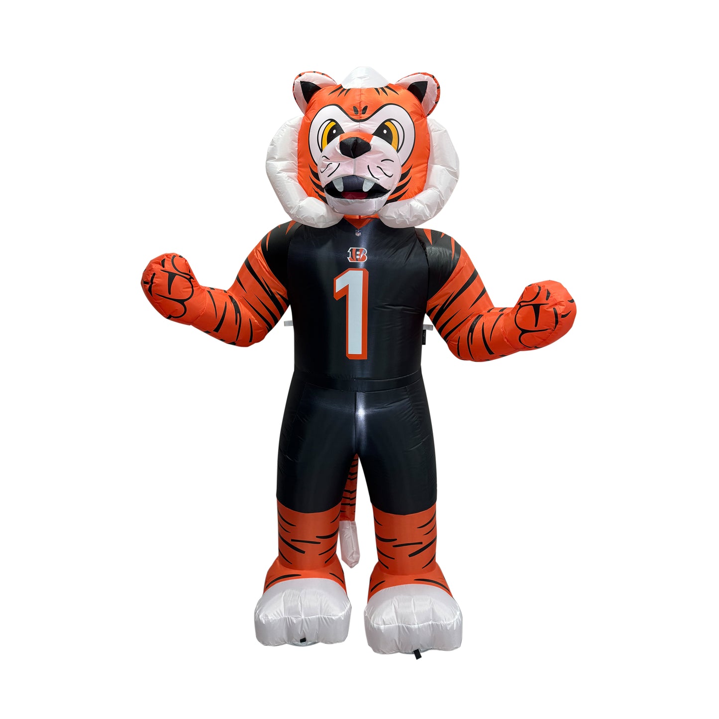 Cincinnati Bengals NFL Team Mascot 7FT Yard Inflatable With LED Lights - Black