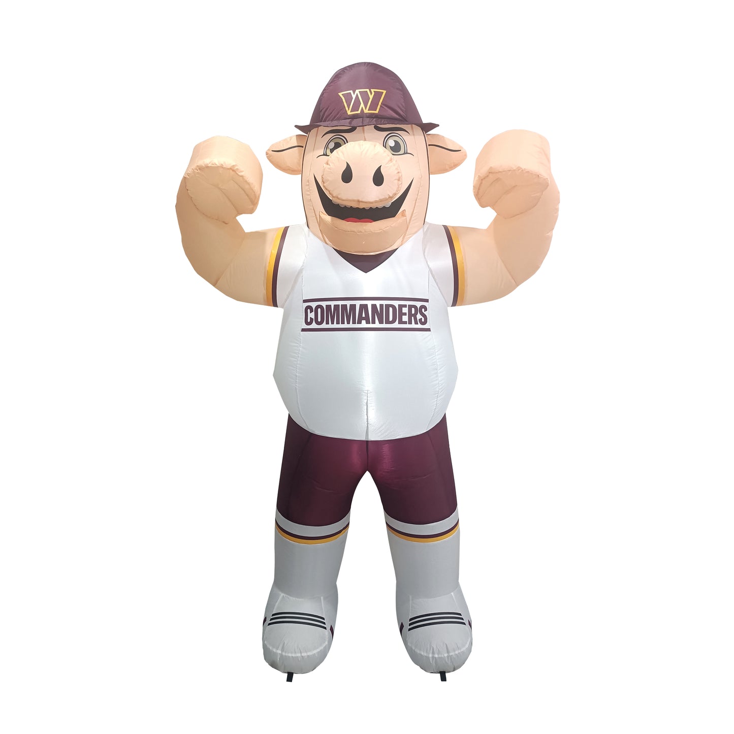 Washington Commanders NFL Team Mascot 7FT Yard Inflatable With LED Lights - White
