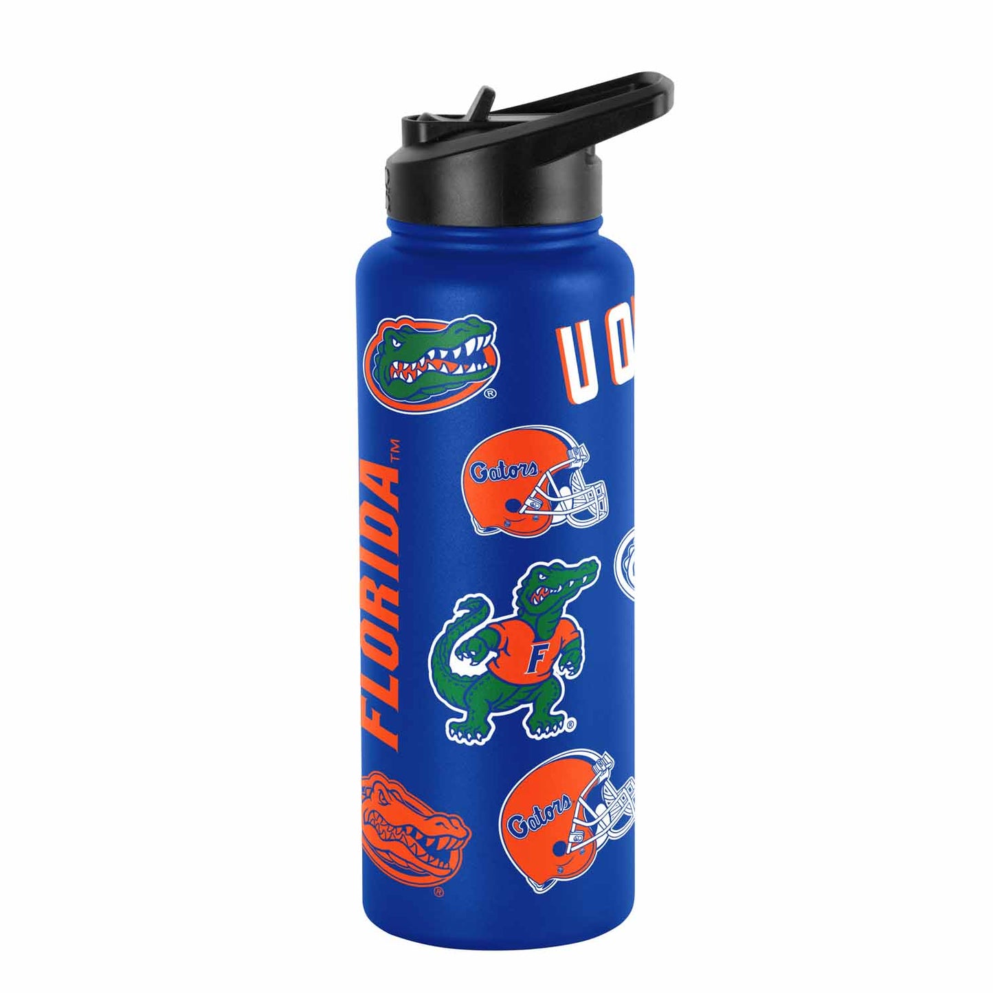 Florida Gators NCAA 34oz Quencher Stainless Steel Insulated Water Bottle - Royal