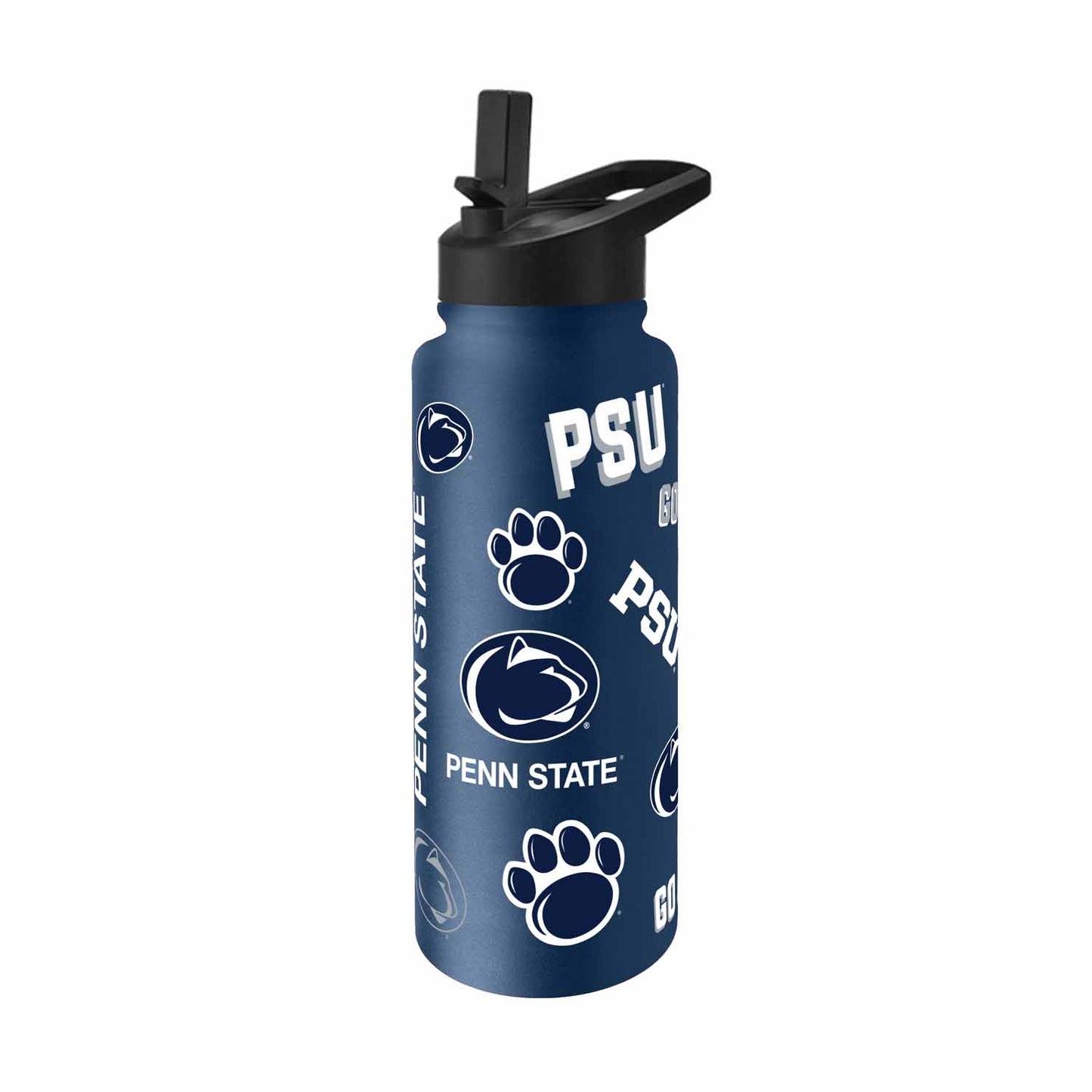 Penn State Nittany Lions NCAA 34oz Quencher Stainless Steel Insulated Water Bottle - Navy