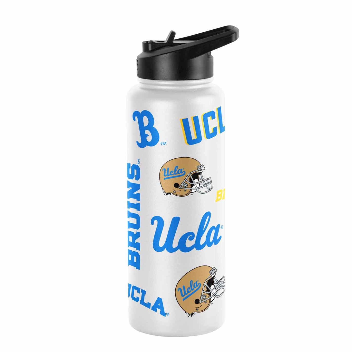 UCLA Bruins NCAA 34oz Quencher Stainless Steel Insulated Water Bottle - White
