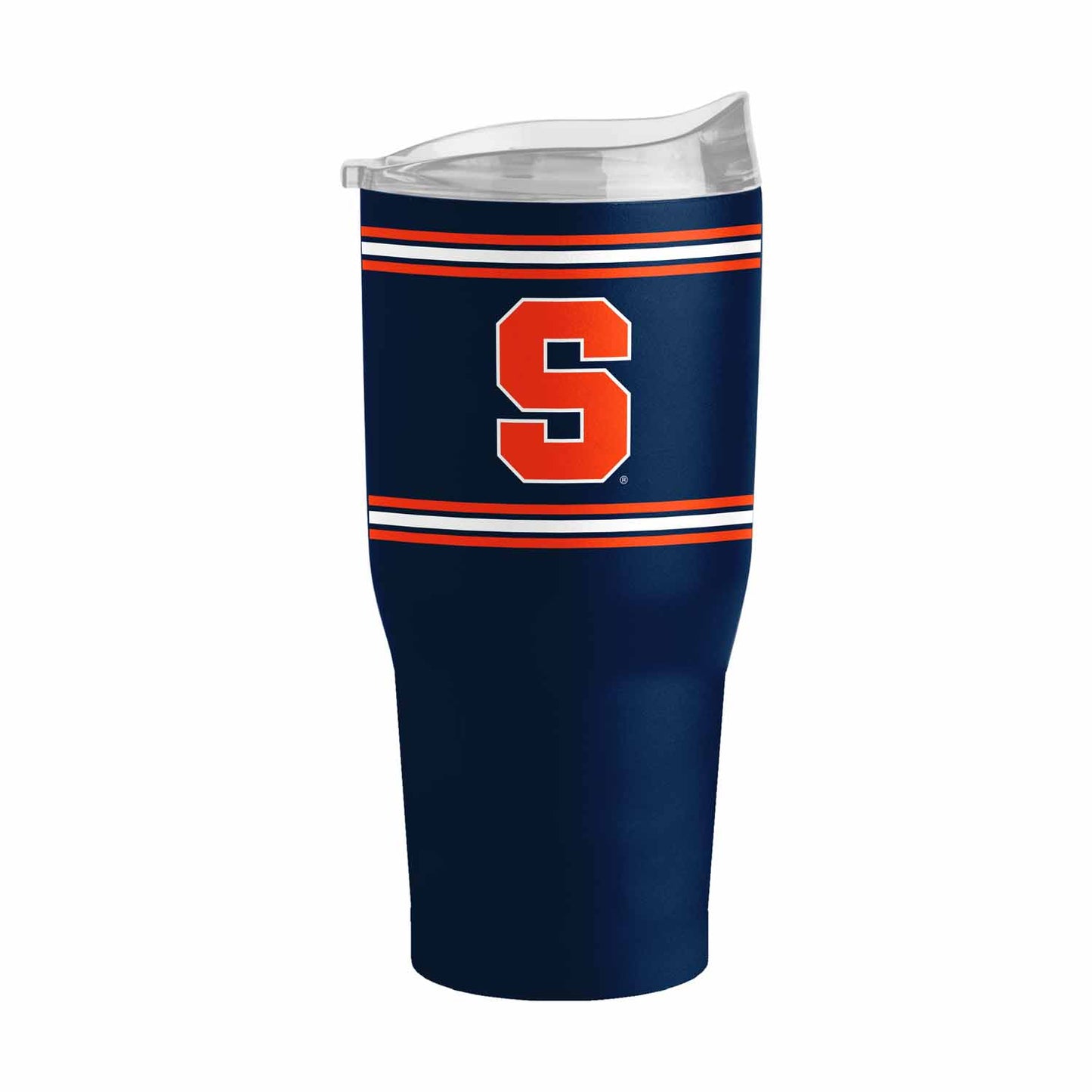 Syracuse Orange NCAA 30 oz Stripe Powder Coat Tumbler Vacuum Insulated - Navy