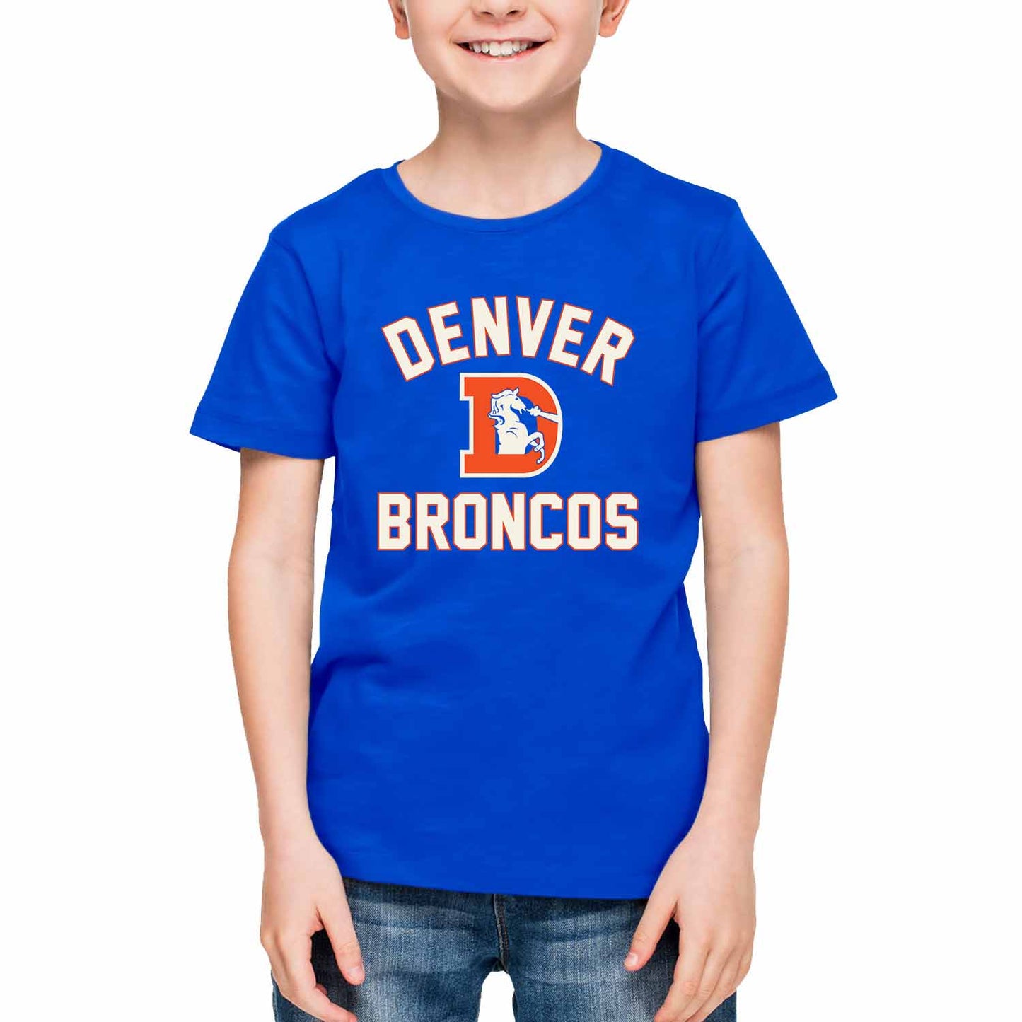Denver Broncos NFL Youth Gameday Football T-Shirt - Royal
