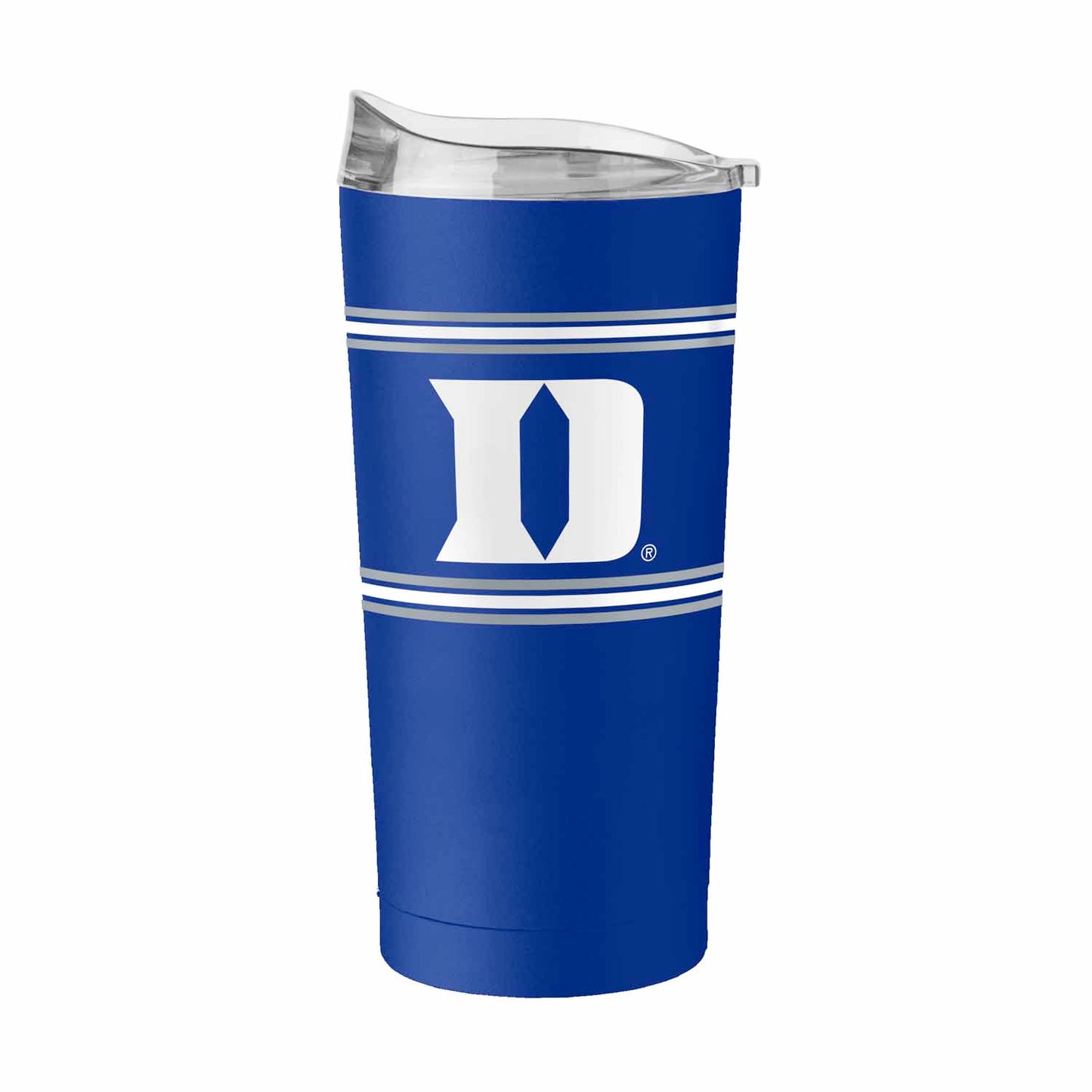 Duke Blue Devils 20 oz Stripe Powder Coat Tumbler Vacuum Insulated - Royal