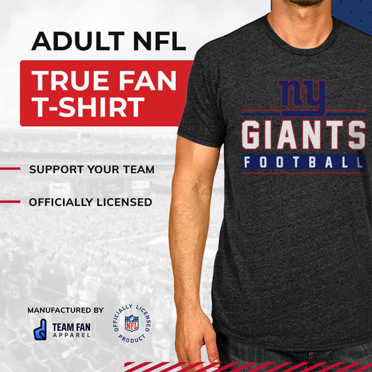 New York Giants NFL MVP True Fan T-Shirt - Charcoal