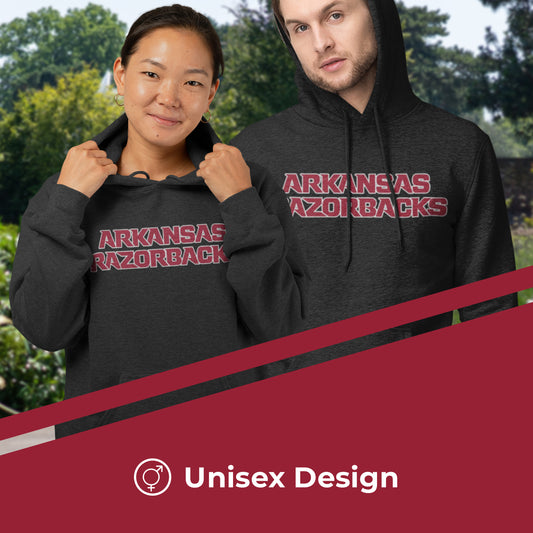 Arkansas Razorbacks NCAA Fan Hoodie Sweatshirt Men Women - Charcoal