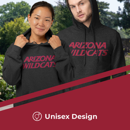 Arizona Wildcats NCAA Fan Hoodie Sweatshirt Men Women - Charcoal