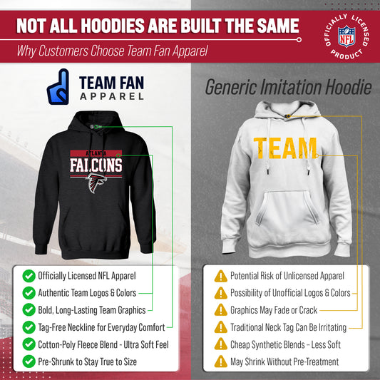 Atlanta Falcons Charcoal Gameday Hoodie - Charcoal