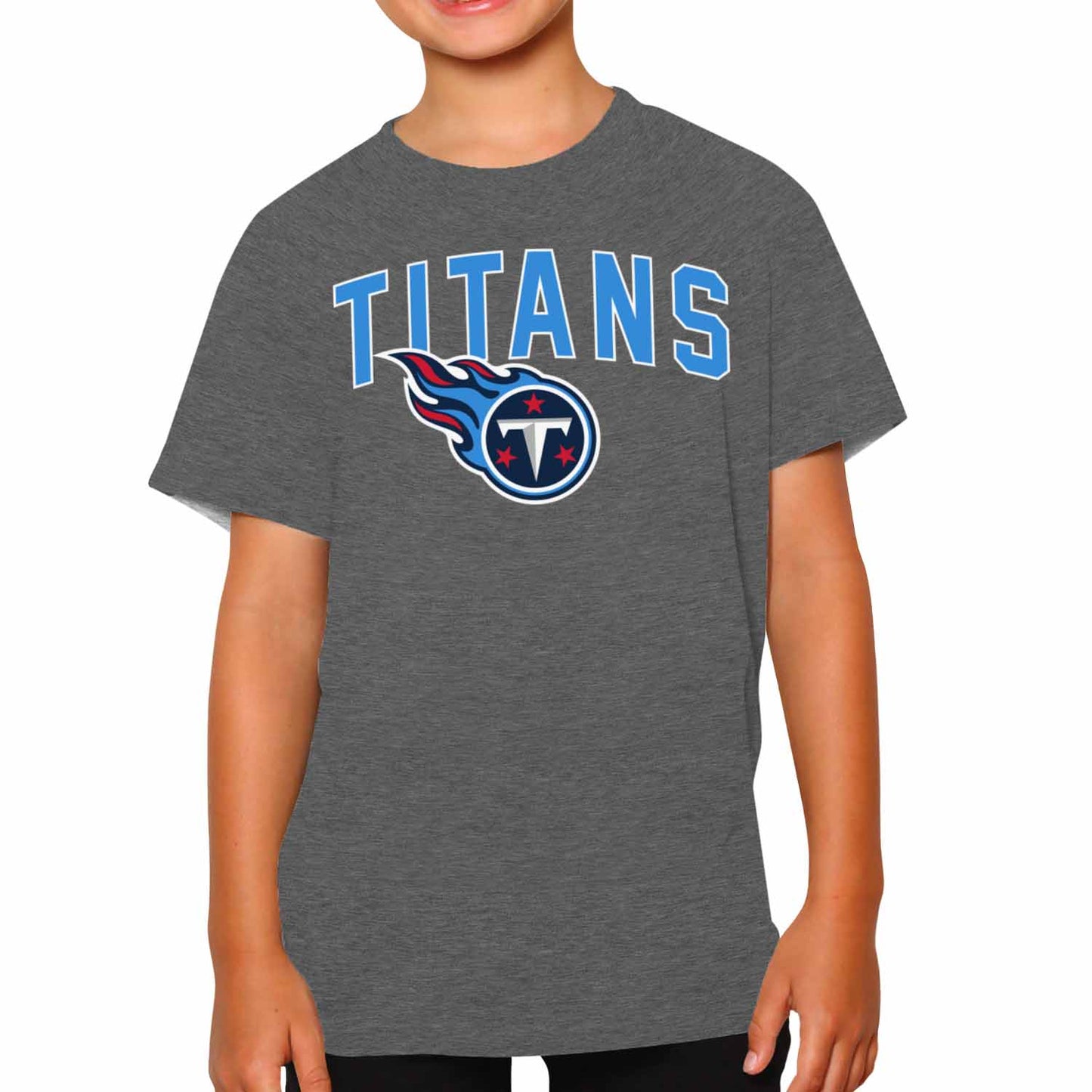 Tennessee Titans NFL Youth Home Team Tee- Youth Pro Football T-Shirt For Boys & Girls Kids clothes - Sport Gray