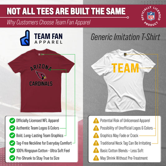Arizona Cardinals NFL Gameday T-Shirt for Men and Women - Cardinal