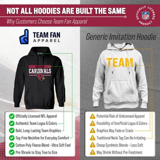 Arizona Cardinals Charcoal Gameday Hoodie - Charcoal