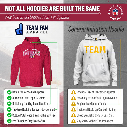 Arizona Cardinals Starting Fresh Hoodie - Cardinal