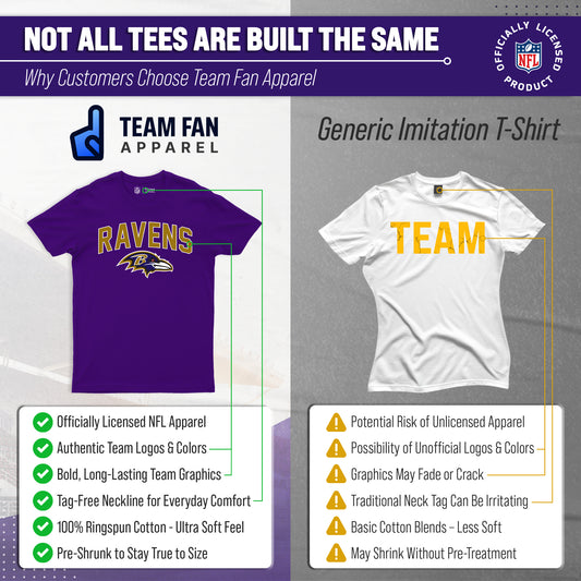 Baltimore Ravens NFL Licensed Home Team T-Shirt - Purple