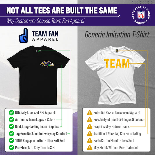 Baltimore Ravens NFL Final Countdown T-Shirt Men Women - Black