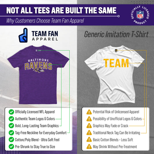 Baltimore Ravens Starting Fresh Tee - Purple