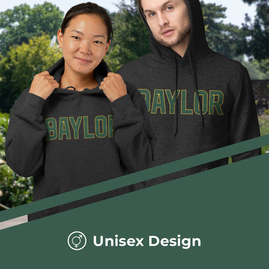 Baylor Bears NCAA Fan Hoodie Sweatshirt Men Women - Charcoal