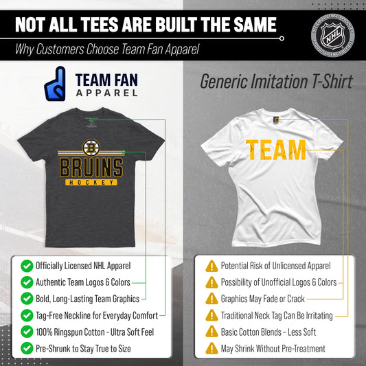 Boston Bruins Boston Bruins T-Shirt NHL Heather Charcoal - Charcoal