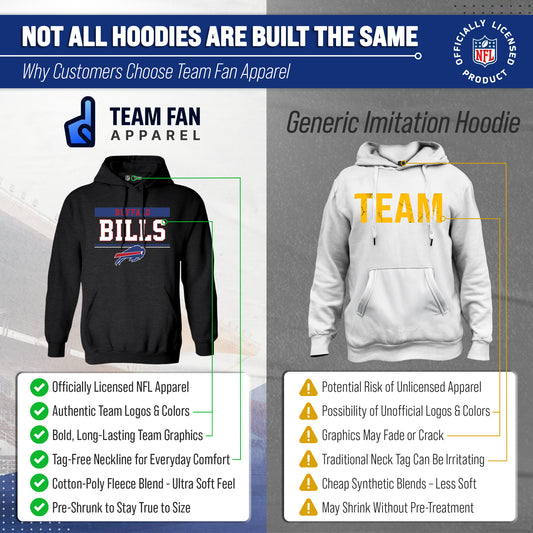 Buffalo Bills Charcoal Gameday Hoodie - Charcoal