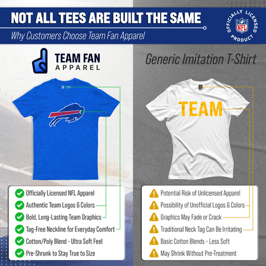 Buffalo Bills NFL Throwback Tee - Team Color