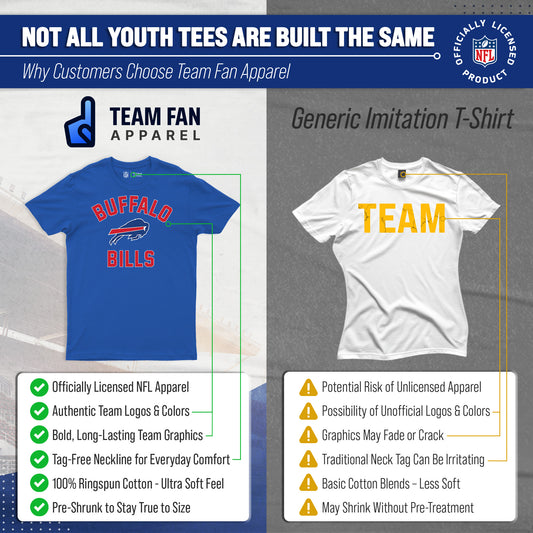 Buffalo Bills Youth NFL Football T-Shirt - Royal
