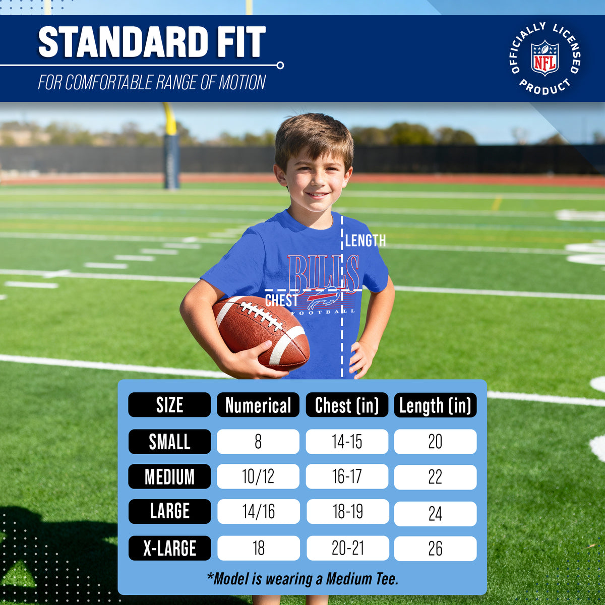 Buffalo Bills NFL Youth Overtime T-Shirt - Royal