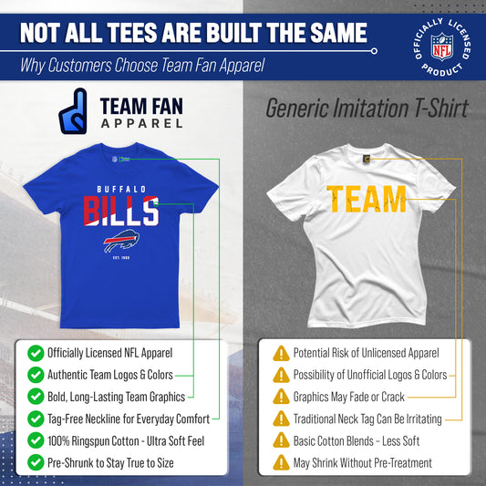 Buffalo Bills NFL Color Block Tee - Royal