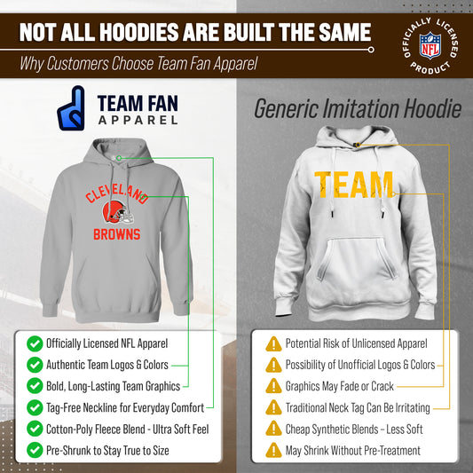 Cleveland Browns Gameday Hoodie Pullover Sweatshirt - Sport Gray