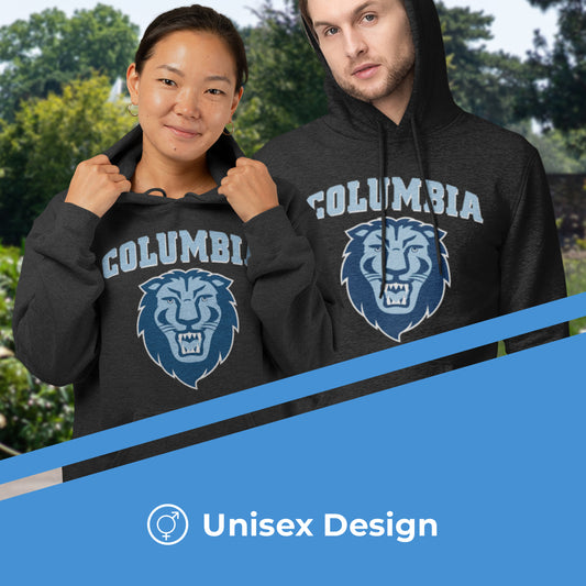 Columbia Lions NCAA Fan Hoodie Sweatshirt Men Women - Charcoal