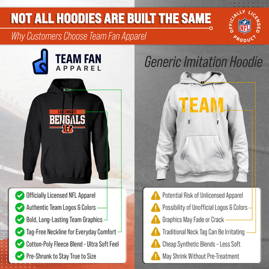 Cincinnati Bengals Charcoal Gameday Hoodie - Charcoal