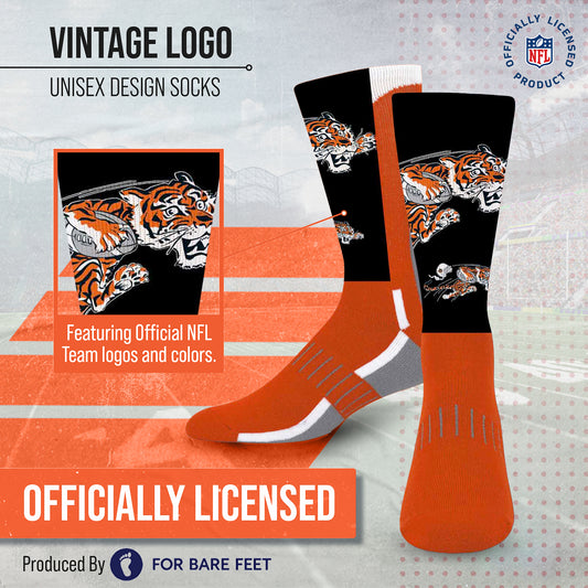 Cincinnati Bengals NFL V Curve Socks - Team Color