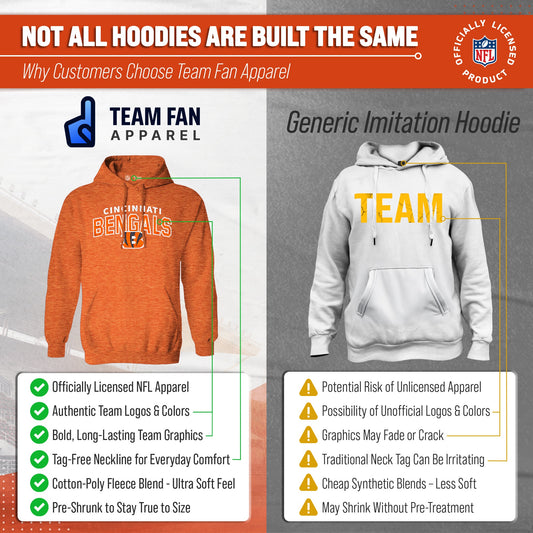 Cincinnati Bengals Starting Fresh Fleece Hoodie - Orange
