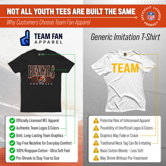 Cincinnati Bengals NFL Youth Overtime T-Shirt - Black