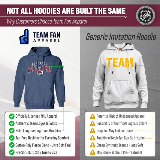 Colorado Avalanche Avalanche Hoodie Fleece Sweatshirt for Men and Women - Navy