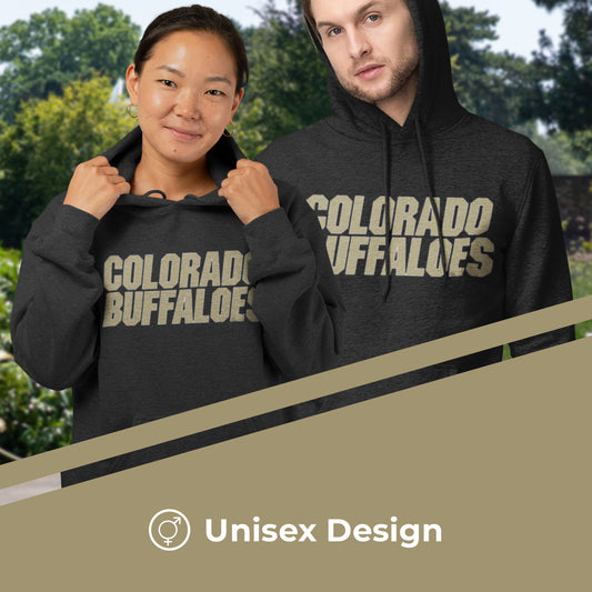 Colorado Buffaloes NCAA Fan Hoodie Sweatshirt Men Women - Charcoal