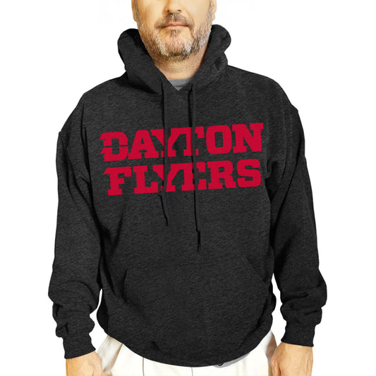Dayton Flyers NCAA Fan Hoodie Sweatshirt Men Women - Charcoal