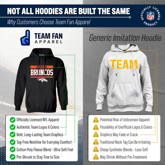 Denver Broncos Charcoal Gameday Hoodie - Charcoal
