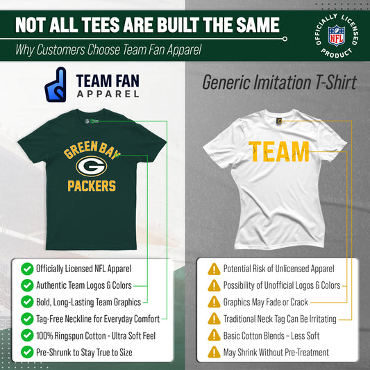 Green Bay Packers NFL Gameday T-Shirt for Men and Women - Forest Green