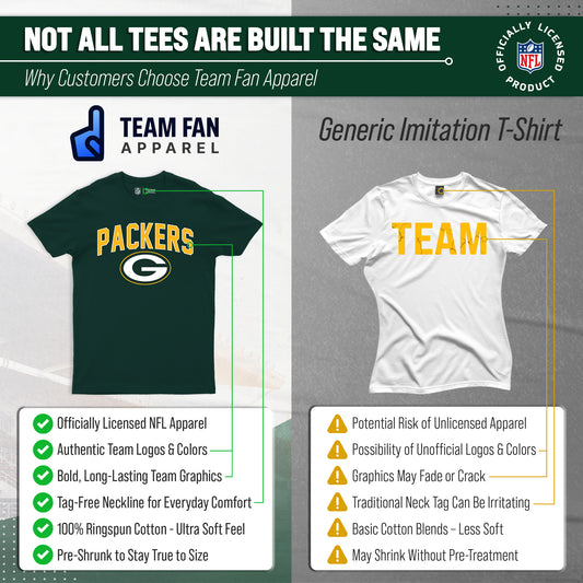 Green Bay Packers NFL Licensed Home Team T-Shirt - Forest Green