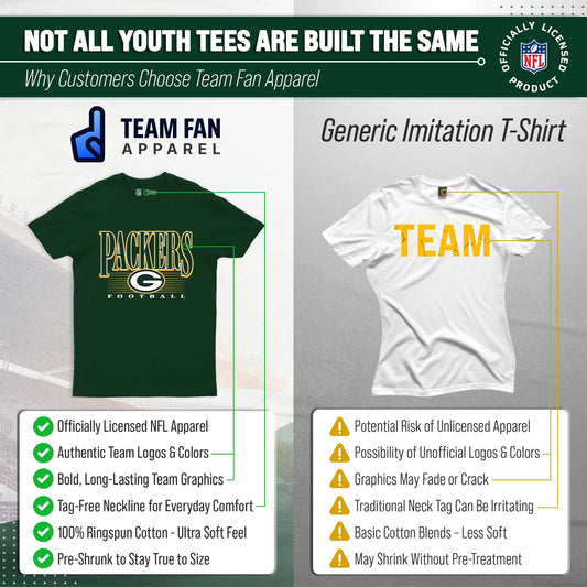 Green Bay Packers NFL Youth Overtime T-Shirt - Forest Green