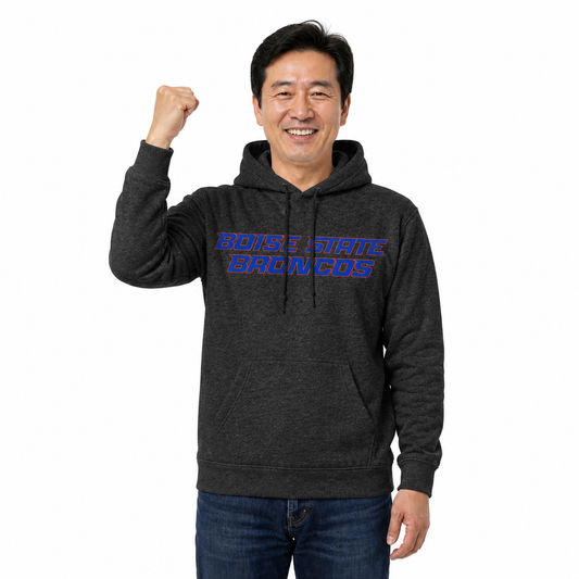 Boise State Broncos NCAA Fan Hoodie Sweatshirt Men Women - Charcoal