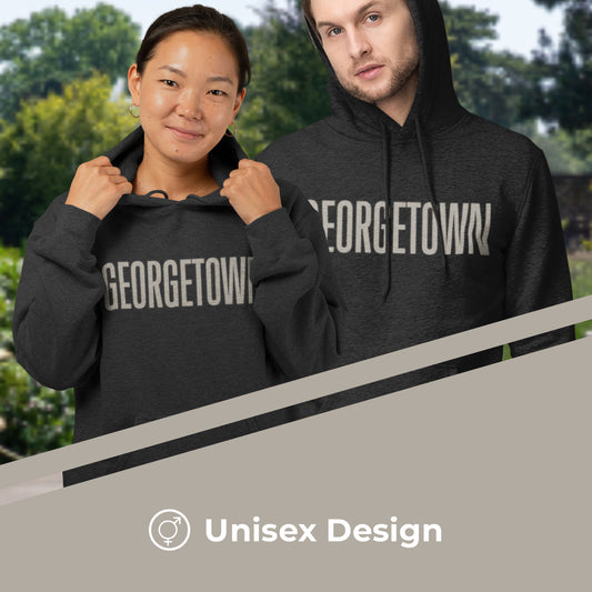 Georgetown Hoyas NCAA Fan Hoodie Sweatshirt Men Women - Charcoal