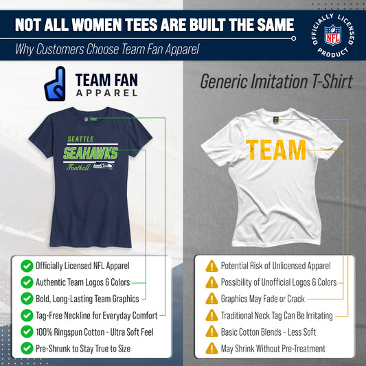 Seattle Seahawks Seahawks Women's NFL Gameday T-Shirt - Navy