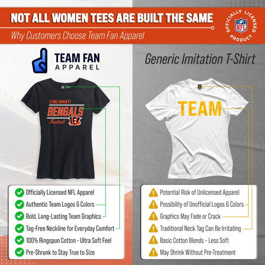 Cincinnati Bengals Bengals Women's NFL Gameday T-Shirt - Black